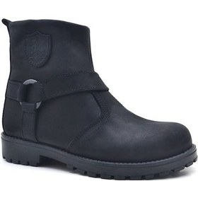 Resim Chiron Serisi Hakiki Deri Fermuarlı Kışlık Kız Erkek Çocuk Bot Çok Renkli 