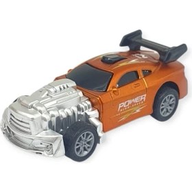 Resim Çek Bırak Metal Küçük Arabalar 8 cm - SH40031 - Turuncu 