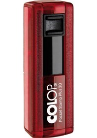Resim Colop Cep20 Kaşe Kırmızı Kasa Kırmızı Keçe - 14 x 38 MM 