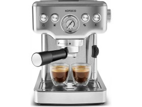 Resim Karaca Coffee Art 1353 Süt Köpürtücülü 20 Bar Basınçlı Espresso, Latte Cappuccino Americano Makinesi 