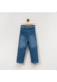 Resim Overdo Kids Kız Çocuk 5-8 Yaş Beli Güpürlü Pantolon - Çok Renkli 