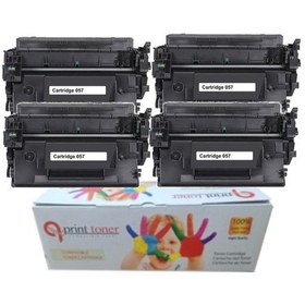 Resim Canon Çipli Crg057 4'lü Ekonomik Paket Garantili Uyumlu Toner Lbp223dw Lbp226dw Uyumlu Toner 
