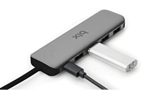 Resim Bix BX07HB Type C? To 4 USB3.0 ve PD USB-C Çoklayıcı Çevirici 