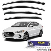Resim Niken Hyundai Elantra Cam Rüzgarlığı Kromlu 2016 