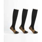 Resim Xcspace 3 Çift Maraton Doğa Sporları Çorapları Futbol Çorapları Koşu Sıkıştırma Çorapları 