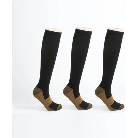 Resim Xcspace 3 Çift Maraton Doğa Sporları Çorapları Futbol Çorapları Koşu Sıkıştırma Çorapları 