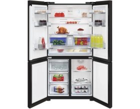 Resim 191625 Esc Gardırop Tipi Siyah Cam Nofrost Buzdolabı 