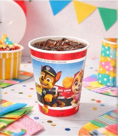 Resim Kidspartim Paw Patrol Chase Temalı Karton Bardak - Doğum Günü Parti Malzemeleri 50 Adet Diğer 