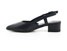 Resim Gönderi R Kadın Lacivert Antik Kalın Topuklu Arkası Açık Hakiki Deri Ayakkabı Gyza13424257 Lacivert 