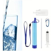 Resim Willowhaven 2li Su Filtresi Seti Seyahat Kamp Hiking Acil Durum Canta Pompa Kiti 