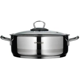 Resim Emsan Demre Maksi 28 CM 5 L Çelik Karnıyarık & Pilav Tenceresi 