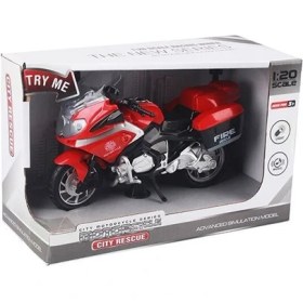 Resim 4i Oyuncak Motosiklet Ses Işık 18CM. 