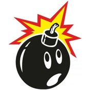 Resim Bomba Sticker 10 X 10 Cm 