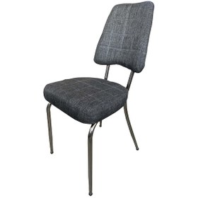 Resim Evimeaksesuar Sümbül Sandalye Ortapedik Oturum, Ahşap Kasa Metal Ayak (524981772) 