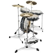 Resim DW Drums Performance Serisi 4 Parça Low Pro Akusitk Davul (Black Diamond) 