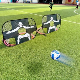 Resim Katlanabilir Futbol Kalesi, Naylon Futbol Kalesi, Yetişkinler için Futbol Hedef Ağı, Kapalı ve Açık Oyun Alanı, Arka Bahçe Eğitimi 