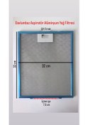 Resim 32x32 Cm Arka Aralık 7,5 Cm Davlumbaz Aspiratör Fitresi 