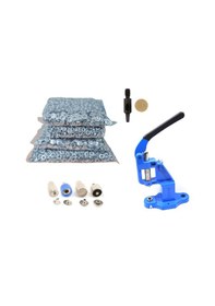 Resim Çıtçıt makinesi, (Nikel) 720 adet 15mm Paslanmaz Alfa Çıtçıt, Kal 