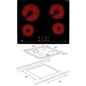 Resim Teka HAK 627 - TB 6415 - ATV 60 Siyah Ankastre Set 