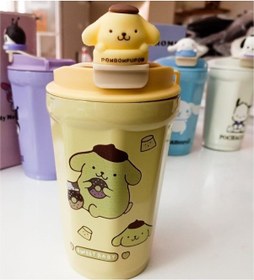 Resim Çocuklara Özel İsim Yazılı Yalıtımlı Termos Bardak Sarı 