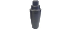 Resim Kokteyl Yapım Seti 2li Polikarbon Shaker 700 cc + Düz Bar Kaşığı Kokteyl Kaşığı Karıştırıcı 