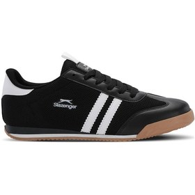 Resim Slazenger OXO I Erkek Siyah / Beyaz Günlük Spor Ayakkabısı 