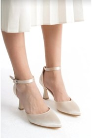 Resim FYD SHOES saten malzeme kadın ayakkabı 