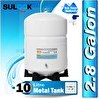 Resim Sulook Su Arıtma Deposu Su Arıtma Tankı (2.8 Galon) 10 Litre Metal Tank-Ro 