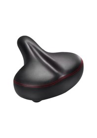 Resim Bisiklet Yaylı Ve Silikon Sele Yumuşak Ve Rahat Bisiklet Koltuğu Elastomer Yaylı Bisiklet Selesi Siyah - Kırmızı - Beyaz 
