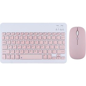 Resim TahTicMer Apple iPad Air 2020 A2324 A2072 A2325 A2316 Kablosuz Bluetooth Klavye Mouse Set 