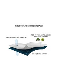 Resim Ave Home Su Geçirmez Yatak Koruyucu Çift Kişilik 140X190 Alez Beyaz 