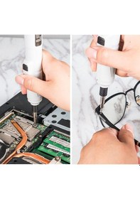 Resim Maiyame Kablosuz Usb Şarjlı Mini Elektrikli Tornavida - Çok Fonksiyonlu Saat Ve Elektronik Cihaz Tamiri İçin 