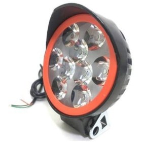 Resim Motosiklet 9 Ledli Sis Çakar Modlu 12v Led Far 