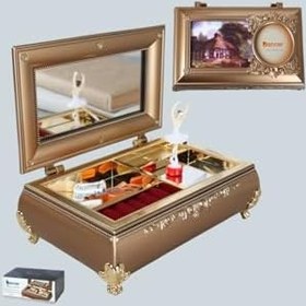 Resim Balerinli Müzikli Takı Kutusu Piyano Tasarım Kız Çocuk Hediyelik, Ürün Kodu: CAN-UCZZZSAM51DANCERMÜZİKUTUSU 