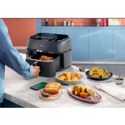 Resim Philips Dual Basket Airfryer 9L Aile Boyu Kapasite, Rapid Air Plus Teknolojisi, 8 Ayarlı Dijital Ekran 