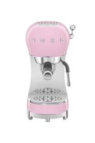 Resim SMEG 50's Style Pembe Espresso Kahve Makinesi ECF02PKEU 