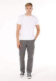 Resim Comfort Fit Orta Bel Düz Paça Erkek Antrasit Pantolon Colin's