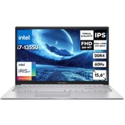 Resim Asus VivoBook 15 X1504VA-NJ412AT24 i7-1355U 8 GB 2 TB SSD 15.6" W11H Dizüstü Bilgisayar 