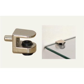 Resim Gürcay Sıkıştırmalı Cam Raf Pimi 5Mm Pimli 8 Adet Gri 