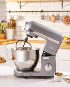 Resim Karaca Mastermaid Çift Kollu Chef Pro Hamur Yoğurma Makinesi - 6 Kademe - 1500watt Güç - Sıyırma Aparatlı 