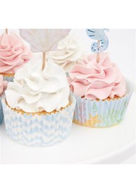 Resim Meri Meri - Mermaid Cupcake Kit - Deniz Kızı Cupcake Kit 