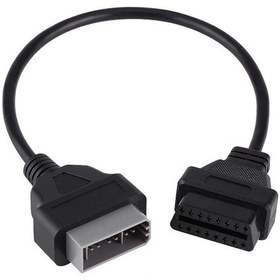 Resim 14 Pin'den 16 Pine 14 Pin Obd1'den 16 Pin Obd2 Teşhis Kablosuna Adaptör Konnektörü, Nissan 14 Pin'den Obd 16 Pine Uygundur 