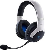 Resim Razer Kaira Pro - Dokunmatik Çift Kablosuz PlayStation 5 Kulaklık (HyperSense, 50 mm Sürücü, Hyperclear Kardioid Mikrofon, Ses Kontrolü, SmartSwitch, RGB Chroma) Siyah Beyaz 