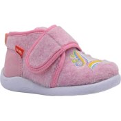 Resim Kids A More Rosy Unicorn Figürü Nakışlı Kız Çocuk Keçe Panduf Pembe 