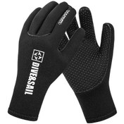Resim Vkemall Eldivenler 5mm Dalış Eldivenleri Sıcak Çizilmez Upf 50+ Uv Koruması Soğuk Kaymaz Ve Kış Su 
