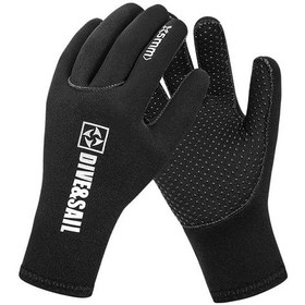 Resim Vkemall Eldivenler 5mm Dalış Eldivenleri Sıcak Çizilmez Upf 50+ Uv Koruması Soğuk Kaymaz Ve Kış Su 