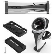 Resim Cbtx Jys Jys-p5178 Sony Uyumlu Ps5 Slim Disk / Dijital Oyun Konsolu Masaüstü Depolama Sahibi İçin Yatay Stand Siyah 