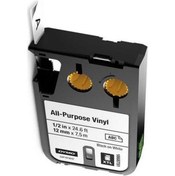 Resim Dymo Xtl Çok Amaçlı Vinil 12 Mm X 7 M Beyaz/Siyah 1868751 