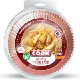 Resim Esmo Home Cook Airfryer Pişirme Kağıdı, Standart Boy, 16 Cm, 50 Adet 
