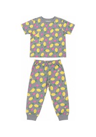 Resim Beniizle Kız Çocuk Pijama Takımı Gri 